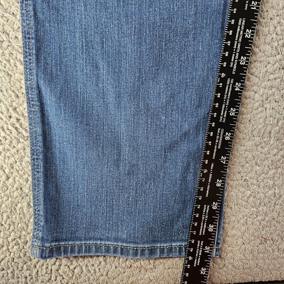 Carhartt Jeans Mens 40x32 Blue Relaxed Work‎ Utility Carpenter Pants Double Knee - Picture 12 of 16